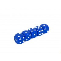 Blue Dice Pack of 5