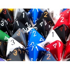 Polhedral d4 Dice - Pack of 3