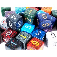 Speckled Polyhedral Dice - Pack of 3